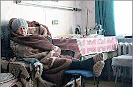 В селе Жипковщина замерзает многоквартирный дом