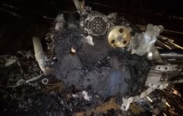 Видео горящего дельтаплана появилось в сети 