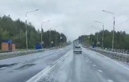 Федеральная трасса «Амур», которую недавно ремонтировали, снова в ямах