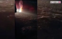 Автомобиль перевернулся и загорелся, уходя от погони в Забайкалье (видео)