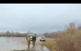 В Балейском районе ручьи разрушили дорогу между селами  (видео) 