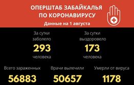 Почти 600 забайкальцев заразились коронавирусом за двое суток