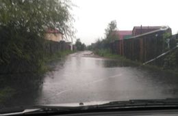 Вода топит дом журналиста «Вечорки»
