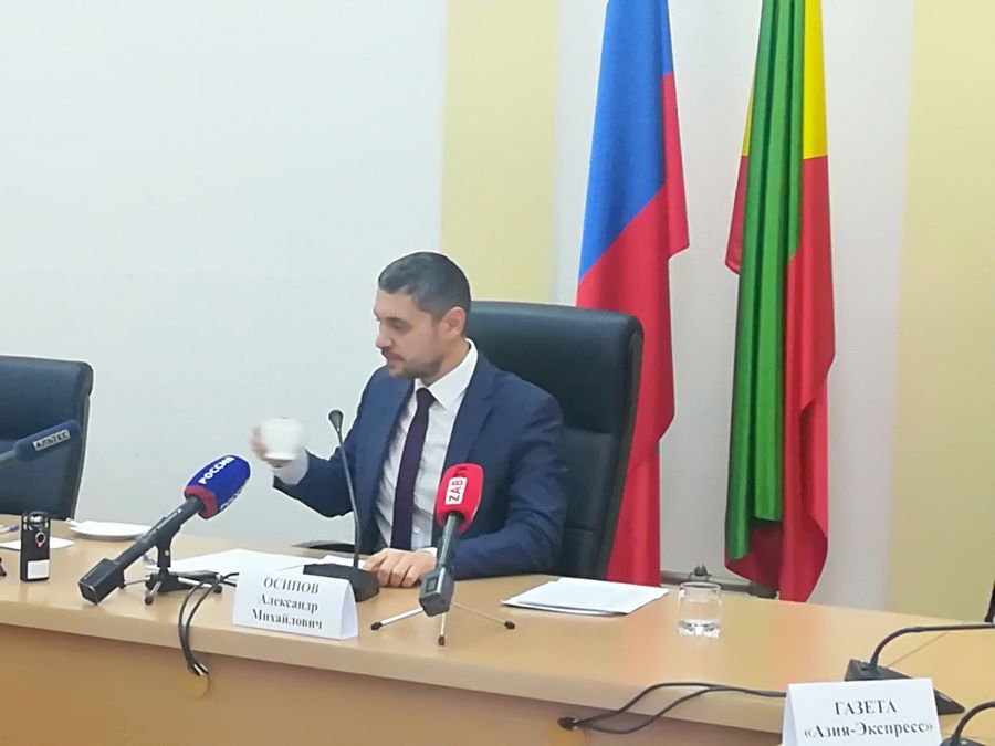 Первая пресс-конференция Осипова затянулась почти на два часа