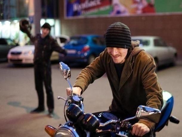 Забайкалец угнал уже угнанный мотоцикл