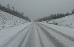 Водителей в Забайкалье из-за снега попросили быть осторожными на дорогах