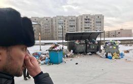 Губернатор на мусорных кучах