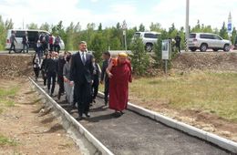 В нацпарке Алханай состоится освящение восьми ступ благодеяний Будды