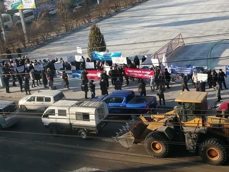 Пикет за снижение пенсионного возраста прошел сегодня в Чите