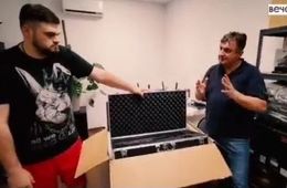 Мощное антидронное ружье передано военкорами «Вечорки» забайкальским воинам СВО
