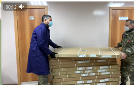 Губернатор Забайкальского края помогает волонтерам (видео)