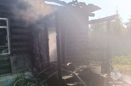 Мать и сын погибли на пожаре в Хилке
