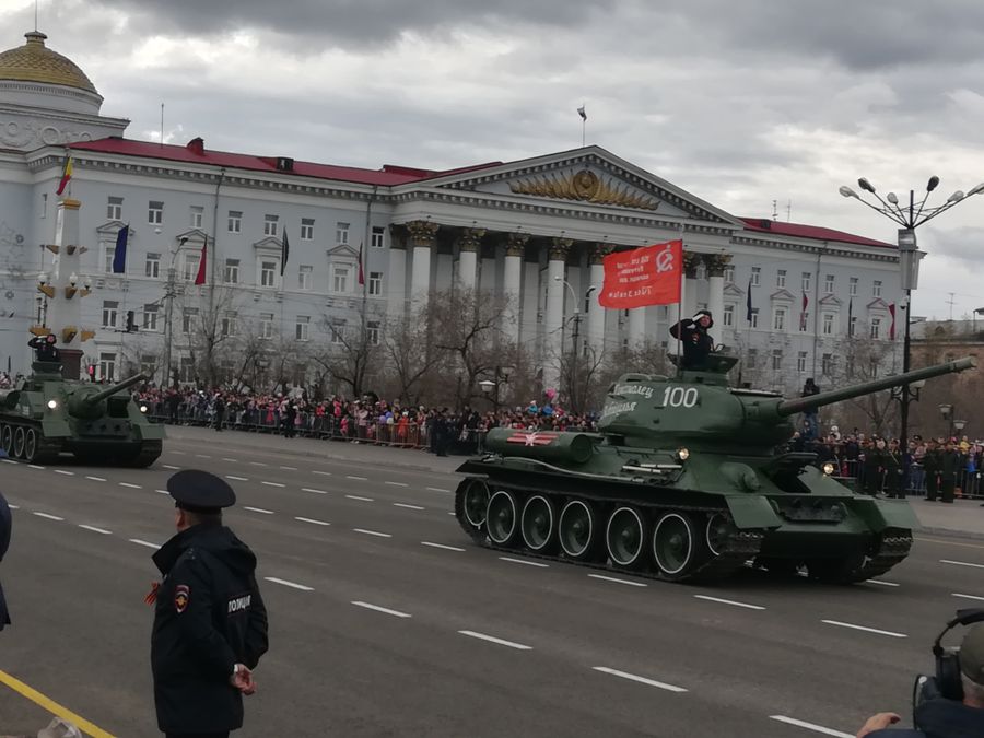9 мая 2019 года. Чита. Парад Победы.