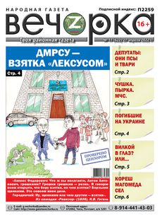 «Вечорка», № 17: ДМРСУ — Взятка «Лексусом»