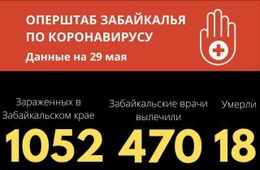 За сутки в Забайкалье выявили 33 случая COVID-19. Еще один человек скончался