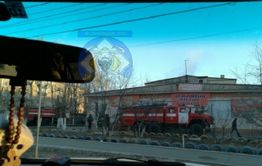 В Чите в храме гигиены и чистоты на КСК случился пожар