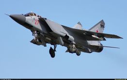 Истребитель МиГ-31 упал на учениях в Бурятии