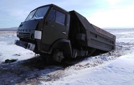 Разобранный на части КамАЗ обнаружила 