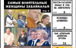 «Вечорка» № 50: послание газеты Путину, рейтинг «железных» леди Забайкалья и поездка в логово АУЕвших