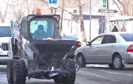 Новый реагент применили на дорогах Читы