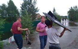 Уровень воды в Читинке упал, в Ингоде - повысился