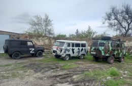 Гуманитарка. Перевалочная база у границы.