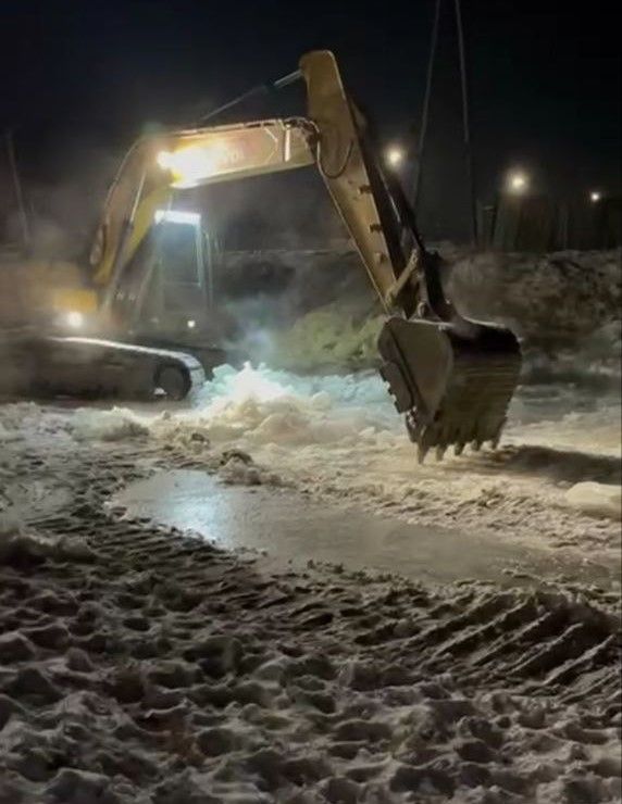 Частные дома оказались под угрозой подтопления в Сретенске
