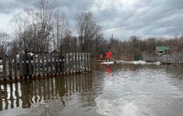 Река подтопила село Хохотуй в Забайкалье